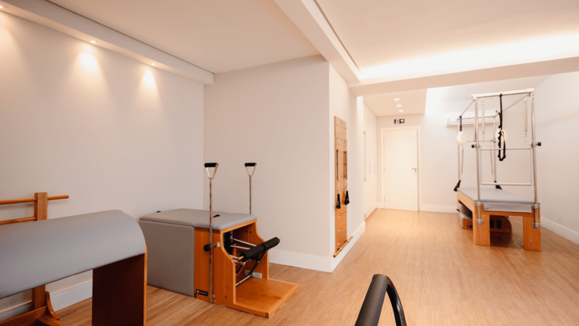 Sala de exercícios do Studio Integrar Pilates